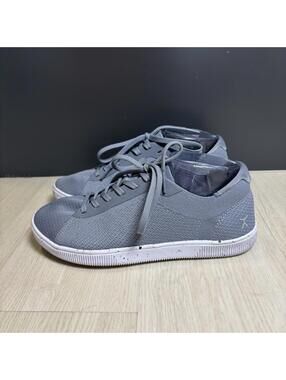 Flux Adapt Trainer Gray White Athletic Knit Barefoot Shoe Sneaker Size M7 W8 EUC